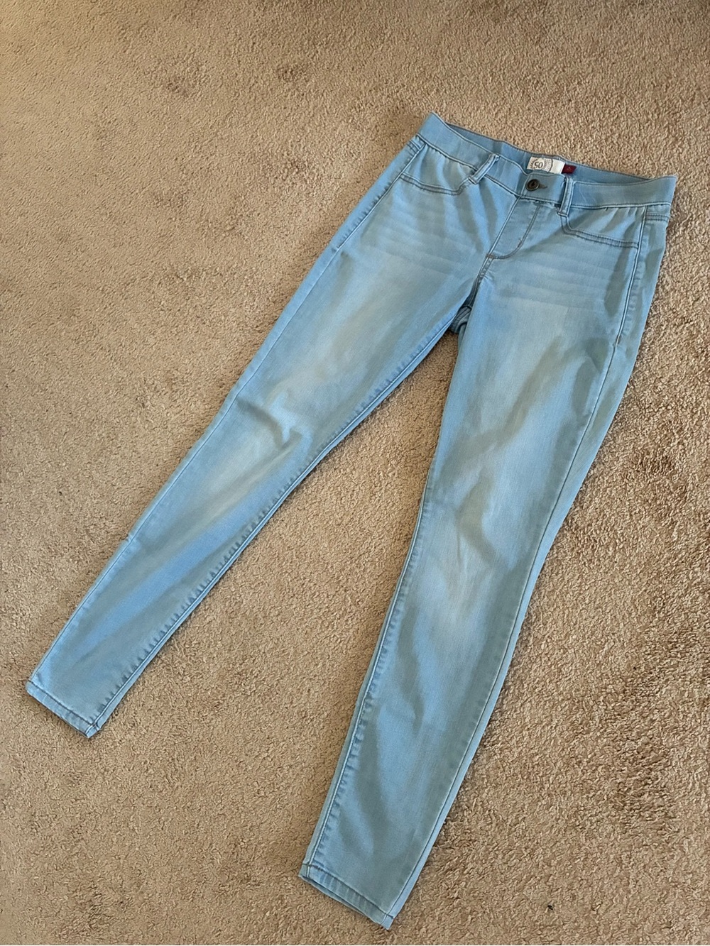 SO Light Blue Skinny Jeans for Women